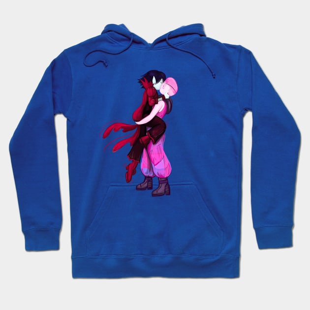 Bonnie and The Star kiss, Vamp world Bubbline, Fionna and Cake / Adventure Time fan art Hoodie by art official sweetener